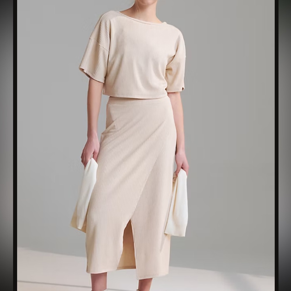 EUC Anthro Skirt Set